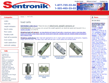 Tablet Screenshot of load-cells.sentronik.com